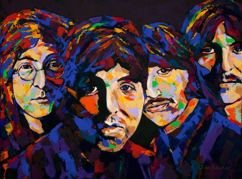 The Beatles, 102cm x 76cm